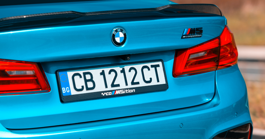 Custom Carbon Style License Plate Frame