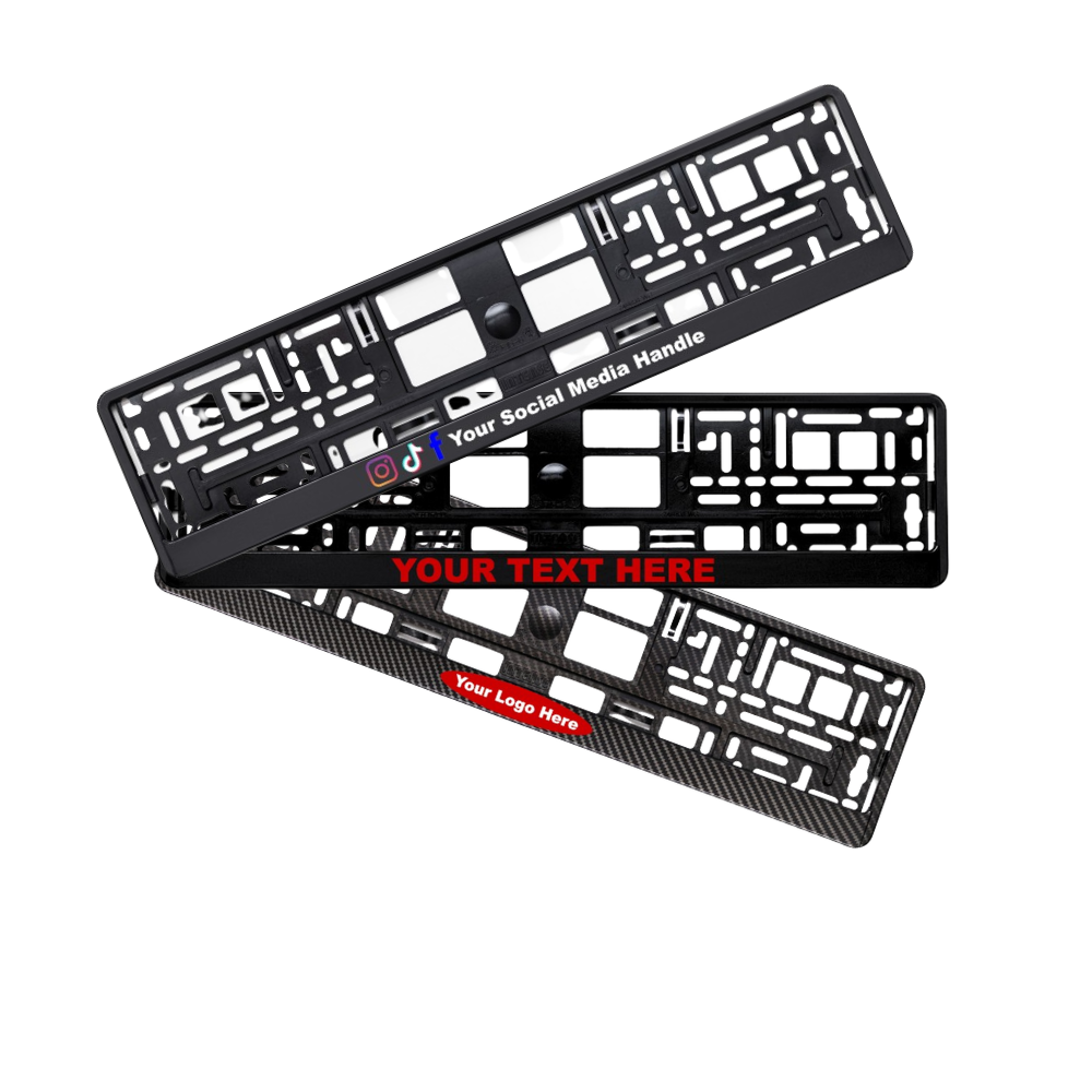 Custom License Plate Frames