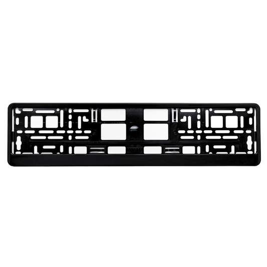 Gloss black license plate frame