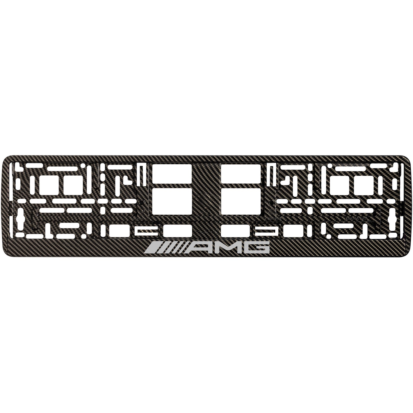 
        AMG Kennzeichenhalter im Carbon-Stil
     