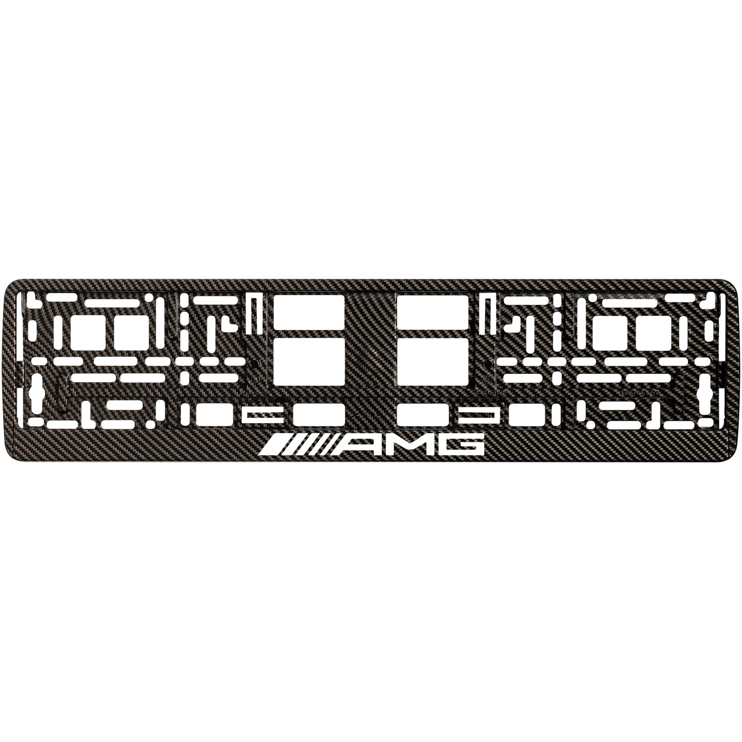 
        AMG Kennzeichenhalter im Carbon-Stil
     