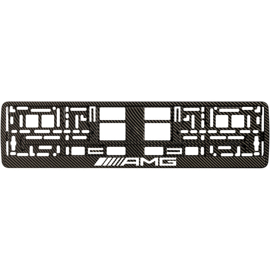 AMG Kennzeichenhalter im Carbon-Stil