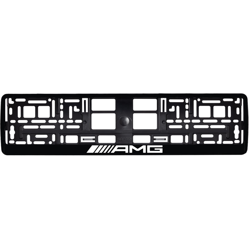 AMG Hochglanzschwarz Kennzeichenhalter