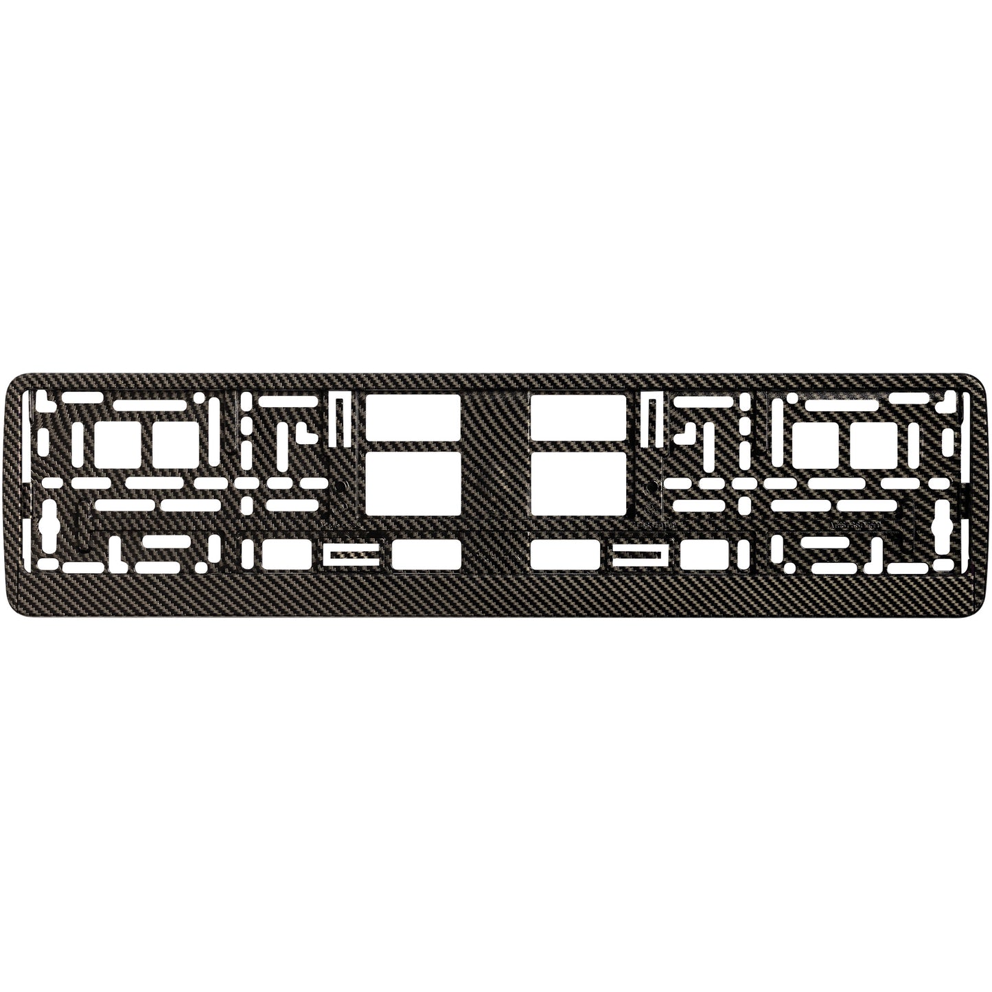 
        carbon style license plate frame
     