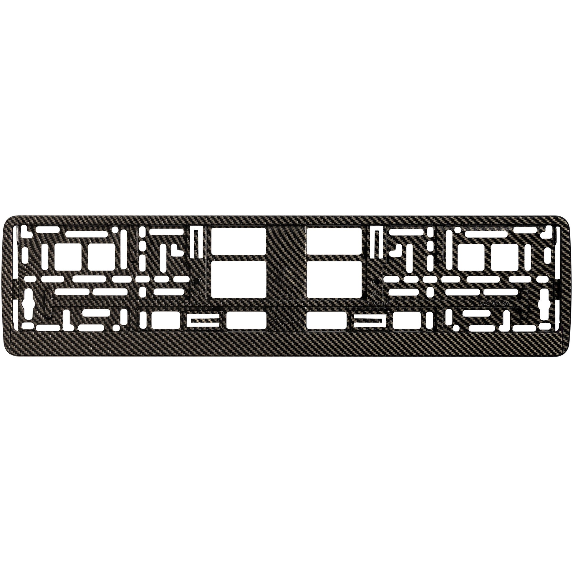 carbon style license plate frame