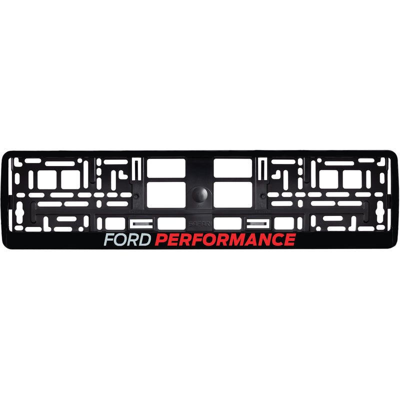 FORD PERFORMANCE Hochglanzschwarz Kennzeichenhalter