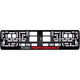 FORD PERFORMANCE Hochglanzschwarz Kennzeichenhalter
