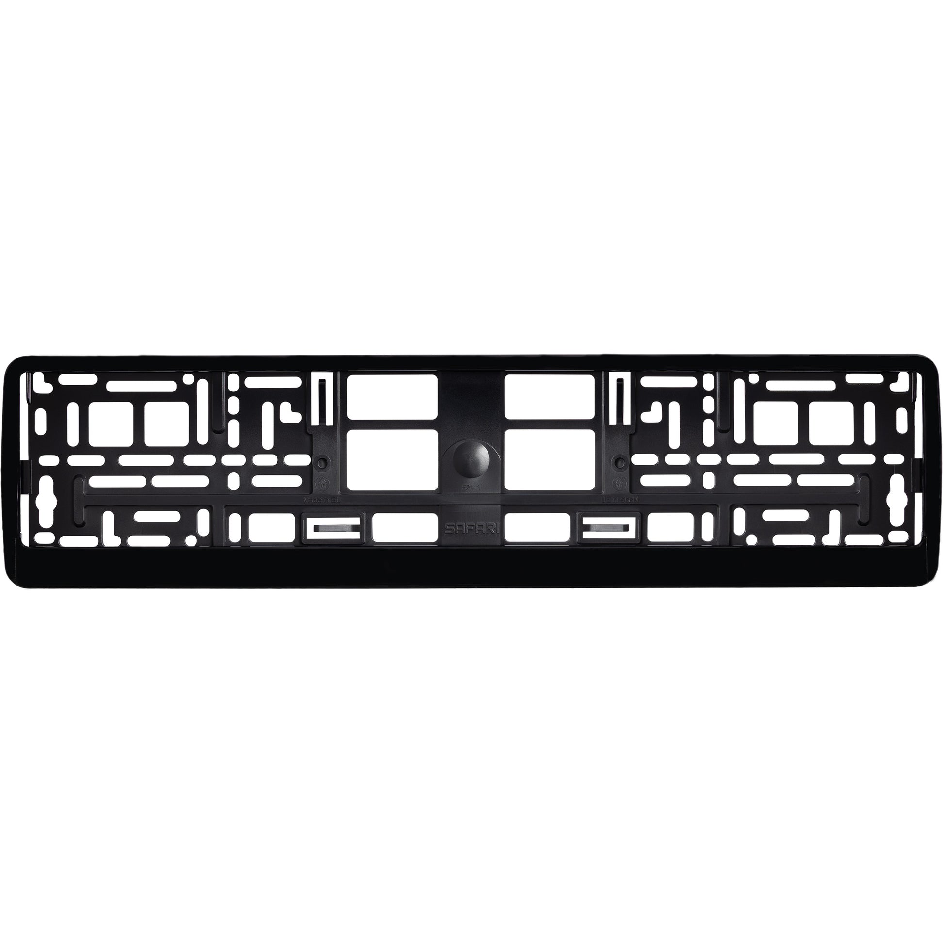 gloss black license plate frame