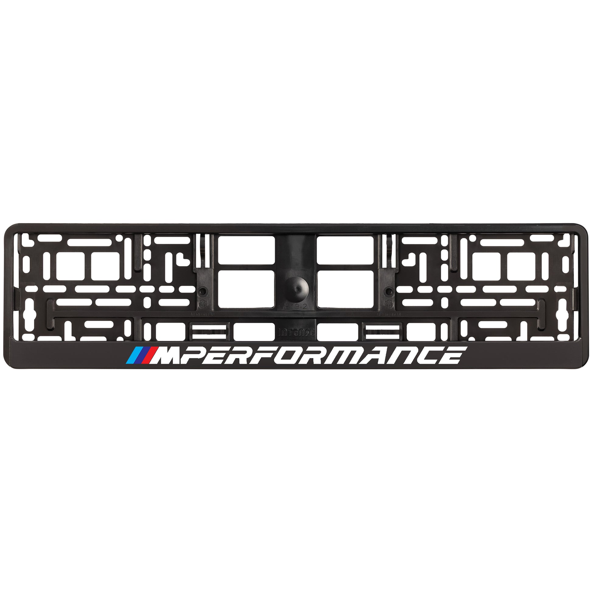 black license plate frame m performance logo style 1