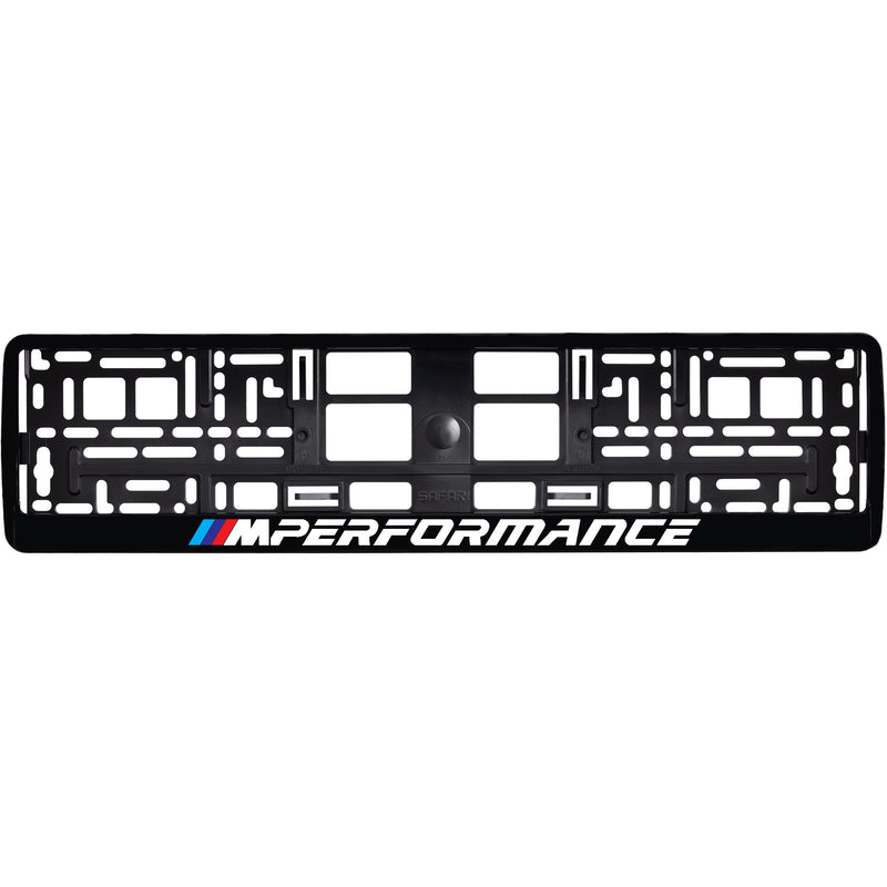 M Performance Hochglanzschwarz Kennzeichenhalter