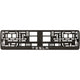 Tesla Carbon Style License Plate Frame