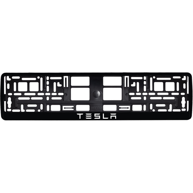 Tesla Gloss Black License Plate Frame